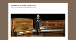 Desktop Screenshot of pianoforteservice.com