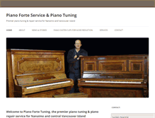 Tablet Screenshot of pianoforteservice.com